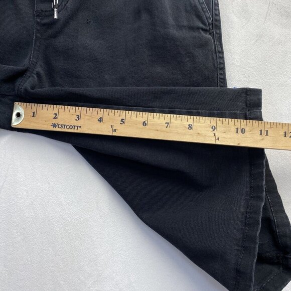 HYPE Stretch Jogger Drawstring Elastic Waist Shorts Men Medium Black W/Pockets - Picture 9 of 16